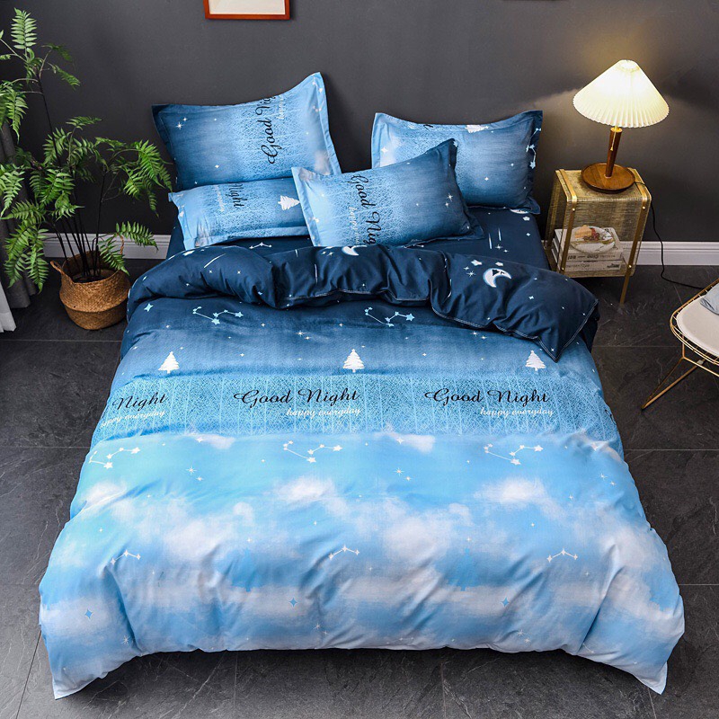 Cotton Poly Nhập Khẩu - Trăng Sao SP001235