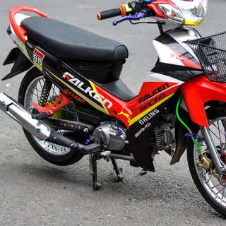 Tem Xe Sirius Đỏ Đen Bạc