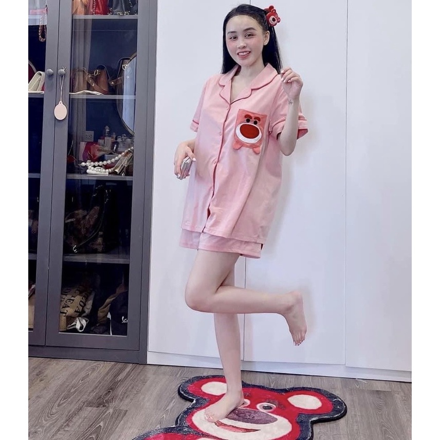 |Tặng Set Trà Sữa| Đồ bộ mặc nhà pijama đùi tay ngắn dễ thương | BigBuy360 - bigbuy360.vn