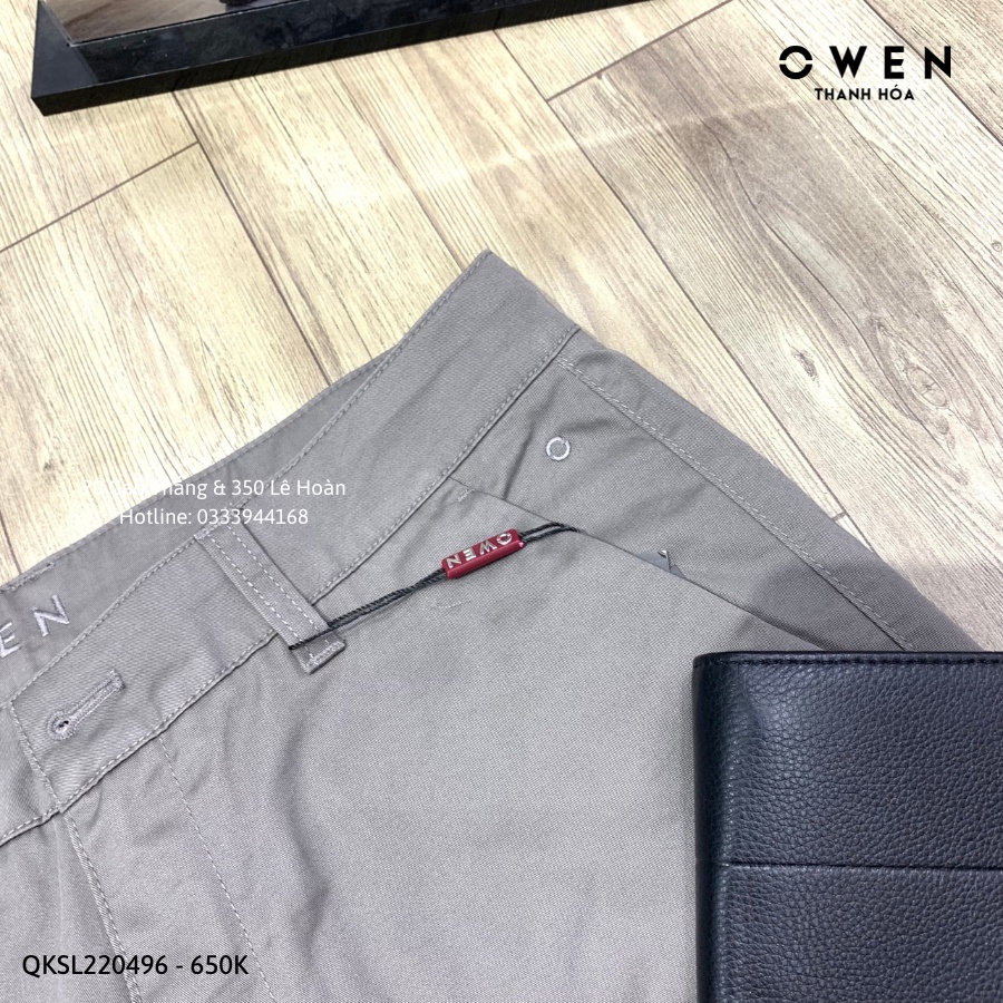 Quần kaki dài nam Owen  - Hàng mới về -  QKSL220496
