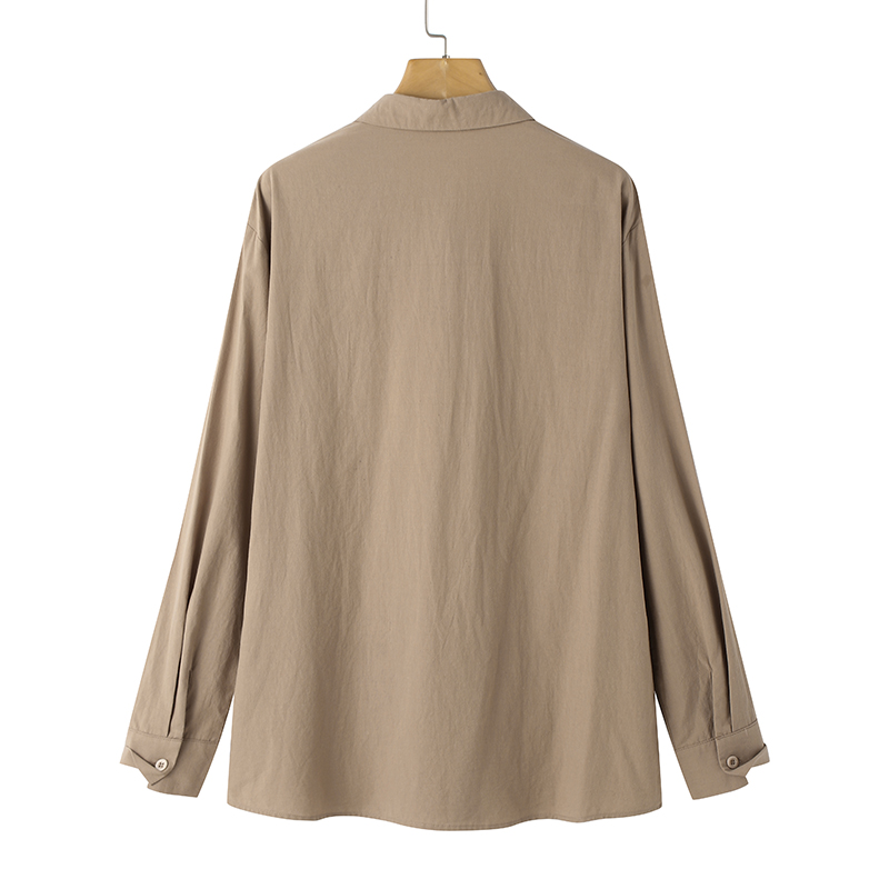 Áo Sơ Mi ZANZEA Dài Tay Cổ Bẻ Thời Trang Cho Nữ