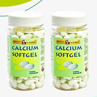 Calcium Softgel - Hỗ trợ giúp duy trì xương khớp và răng chắc khoẻ, cải thiện tình trạng thiếu canxi (100v)