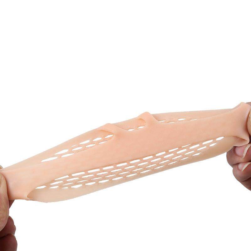 1 Cặp Đệm Lót Giày Cao Gót Bằng Silica Gel Mềm Vô Hình Thoáng Khí Chống Mòn Cho Nữ