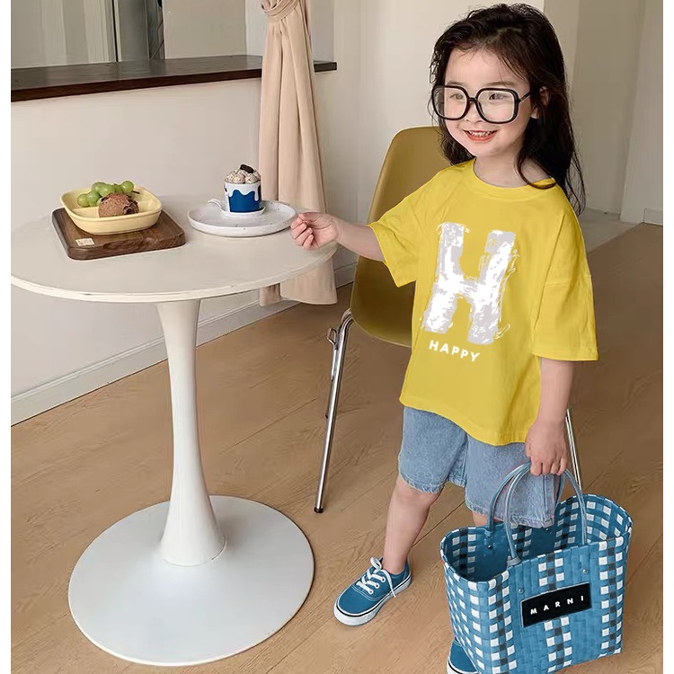 Áo Thun Tay Lỡ Nyny Baby Cho Bé Trai Bé Gái Form Rộng Co Giãn 4 Chiều Mùa Hè Mềm Mịn Mát Từ 8-24kg