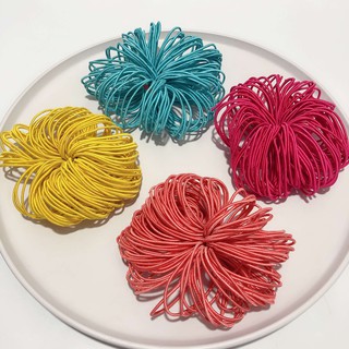 20-100 sợi-O52- dây thun làm cột tóc sợi nhỏ cho trẻ em