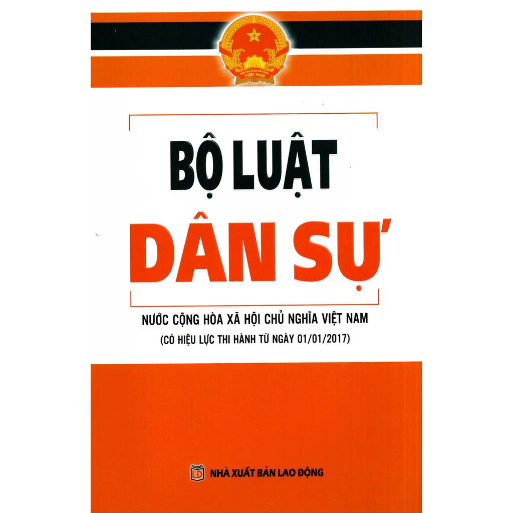 Sách Bộ Luật Dân Sự Nước cộng hòa Xã Hội Chủ Nghĩa Việt Nam