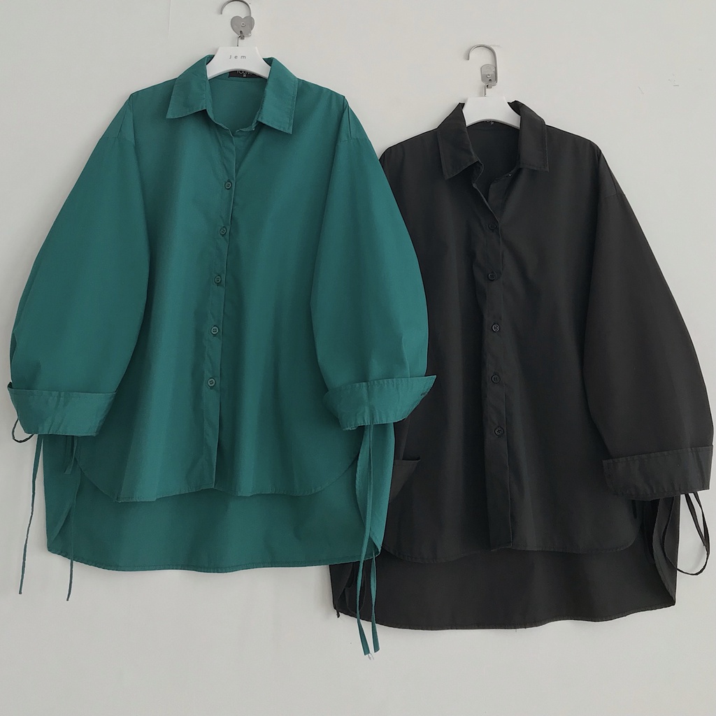 Áo Sơ Mi Nữ KRIXI  Form Rộng Tay Dài JEM CLOSET Lên Form Siêu Xinh 10325