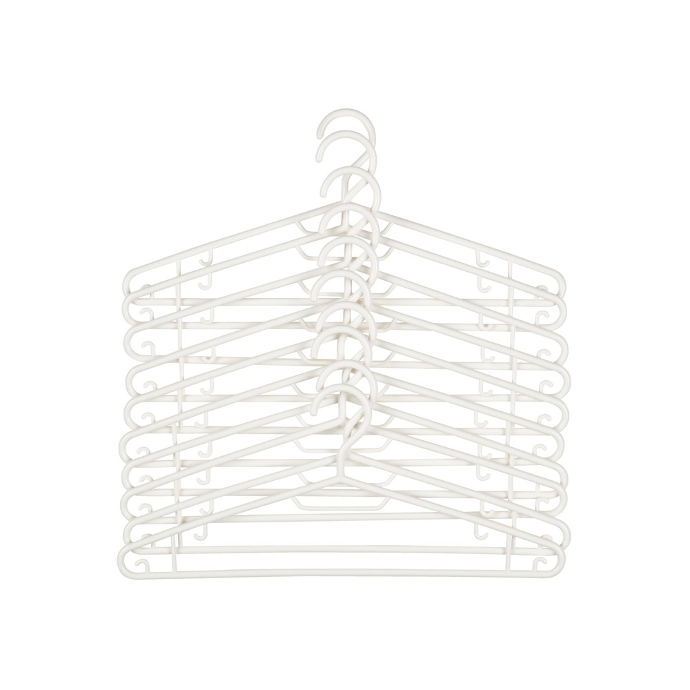Bộ 10 móc áo | JYSK Sigbrandt | PP | nhiều màu | R7xD41cm