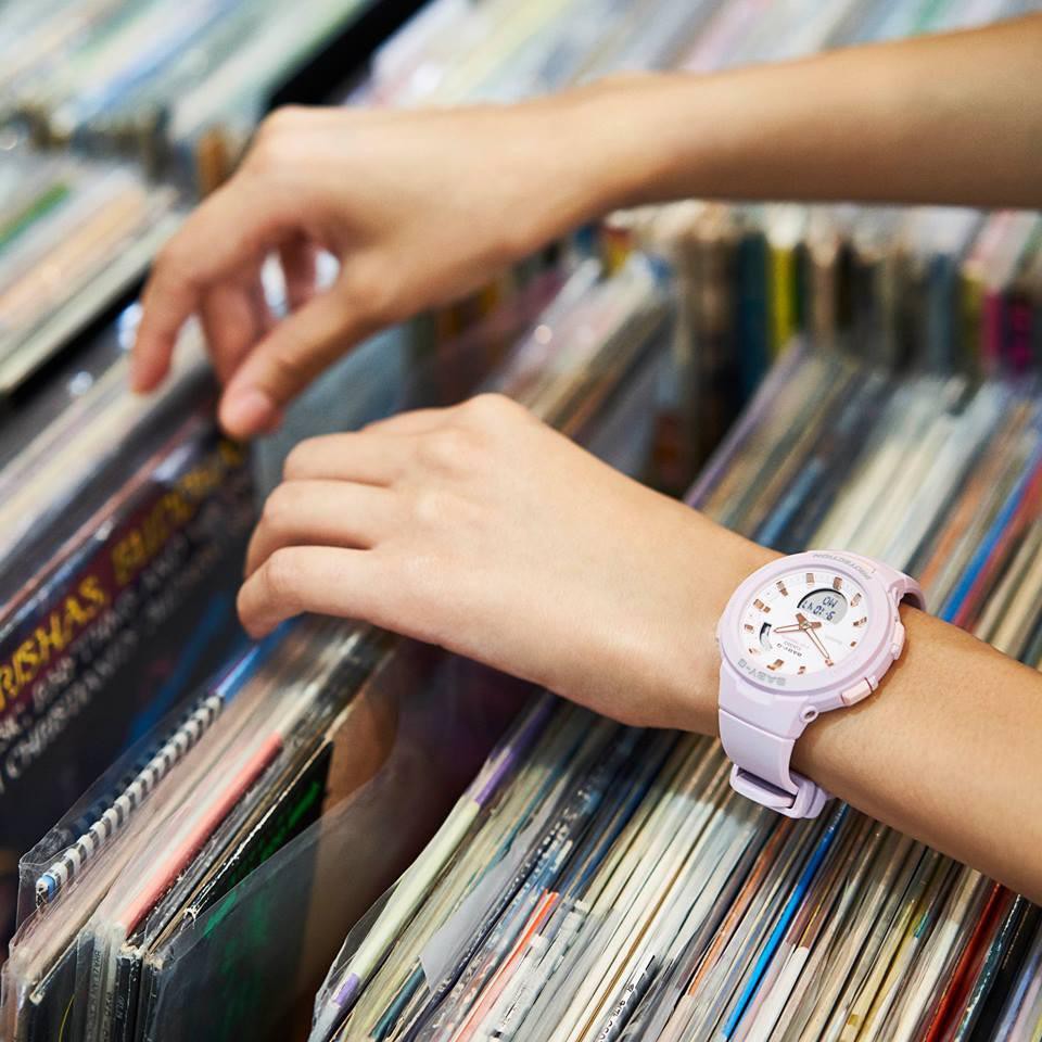 Đồng Hồ Nữ Casio Dây Nhựa BABYG BSA-B100-4A2DR Chính Hãng