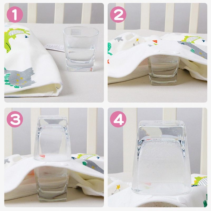 Quần Tã Dạng Váy Bằng Cotton Thấm Hút Tốt Tiện Dụng Cho Bé