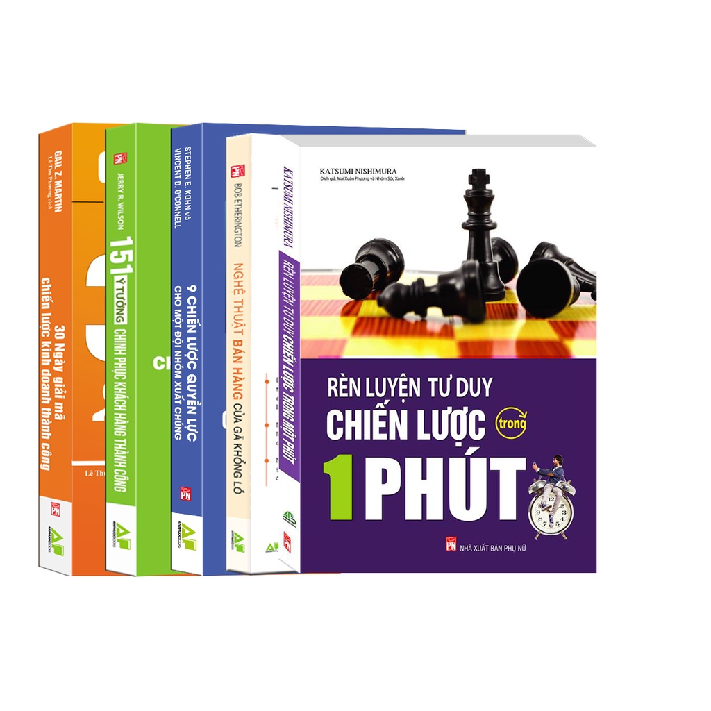 Sách - Combo Bi Kíp Chiến Lược Gia KInh Doanh Bán Hàng (5 Cuốn)