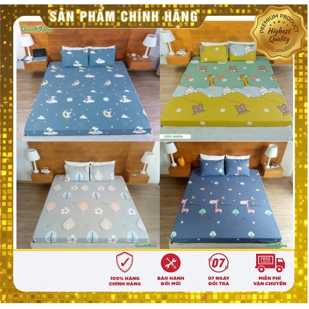 [100% COTTON- HÀNG LOẠI 1 TỐT NHẤT] GA CHỐNG THẤM CAO CẤP GOODMAMA HÀNG CHÍNH HÃNG[NHIỀU KÍCH CỠ_KO VỎ GỐI]