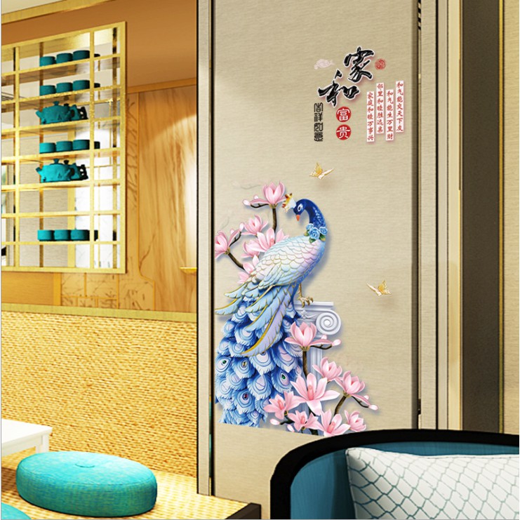 Decal trang trí tường - Nữ Hoàng Công Xanh