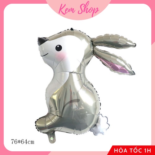 Bóng hình thỏ dễ thương trang trí sinh nhật, lễ phục sinh Easter - Kem Shop K159