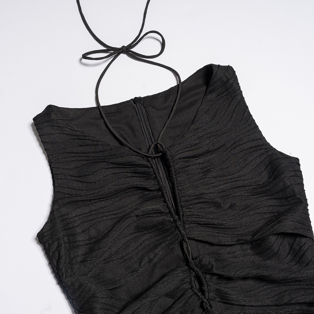 Váy Mini Thun Dây Đan Cutout The Good/ Caris Dress