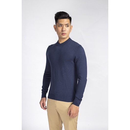 Áo Len Nam Kwin cổ Tròn 3 phân KWO003w8 Slim 2 Màu S/M/L/XL