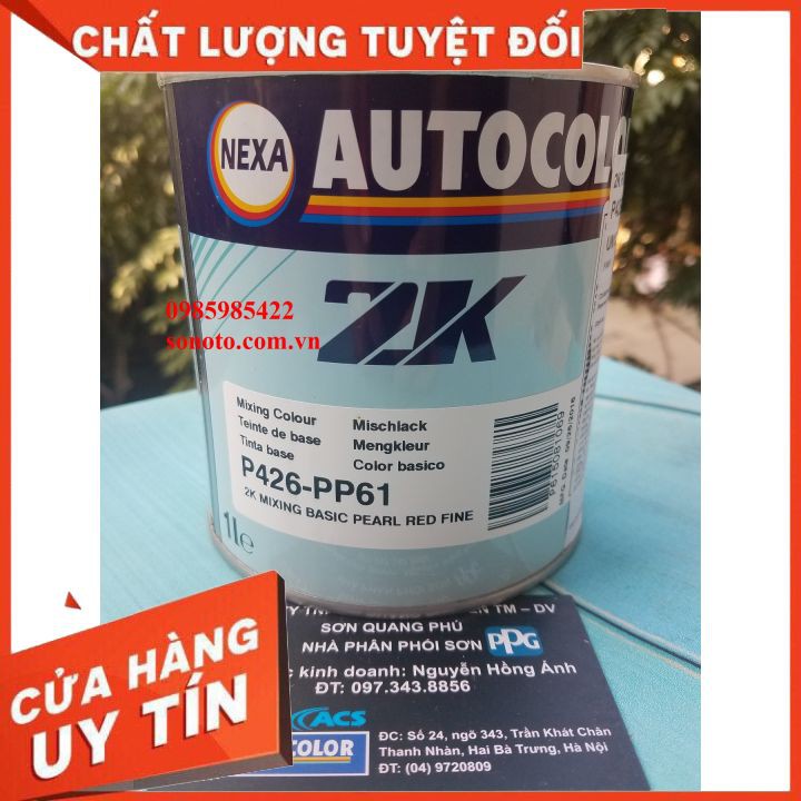 P426-PP61 Sơn gốc màu Camay bơ đỏ nhuyễn hãng Nexa Autocolor lon 1 Lít SONQUANGPHU422