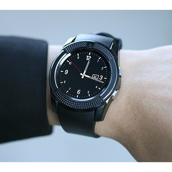 Đồng hồ thông minh mặt tròn gắn sim độc lập SV8 Smart watch giá rẻ