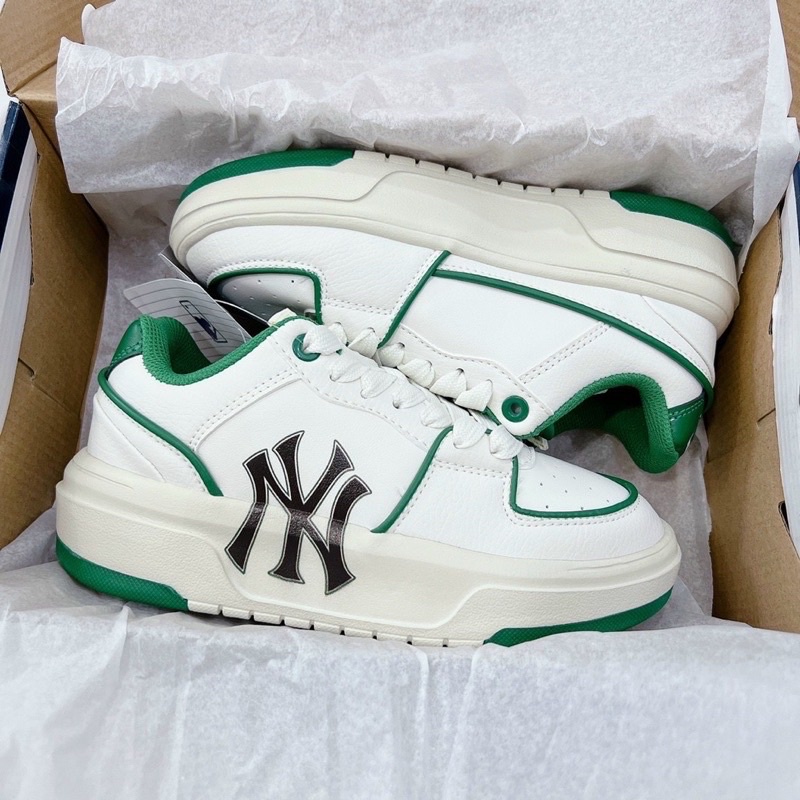 Giày MLB Chunky Liner New York Yankees Giày Thể Thao Nam Nữ MLB NY Đủ 3 Màu Đế Tăng Chiều Cao 5cm