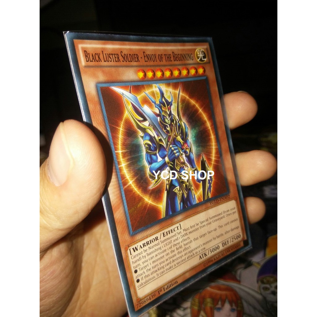 Thẻ bài Yugioh chính hãng Black Luster Soldier - Envoy of the Beginning- Common