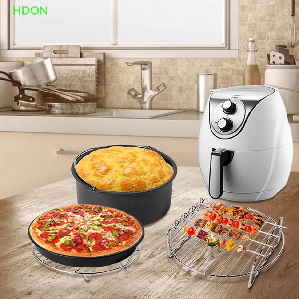Giá Đỡ Nồi Chiên Không Dầu 3 Tầng Bằng Thép Chất Lượng Cao