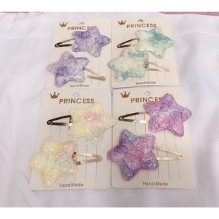 5 cặp kẹp ngôi sao sequins lấp lánh