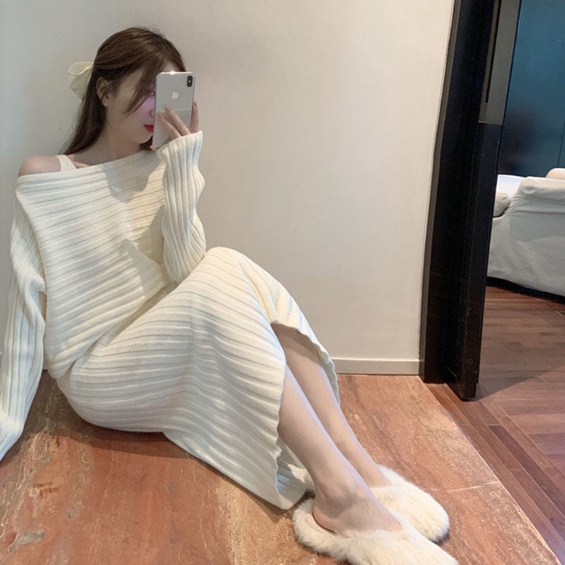 [ORDER] Set áo & váy len siêu xinh cho nàng | BigBuy360 - bigbuy360.vn
