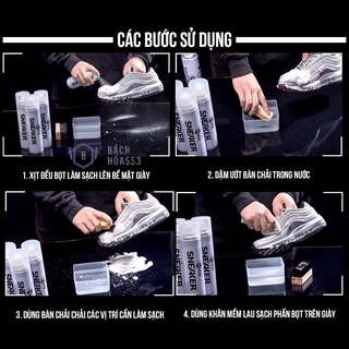 Chai xịt bọt làm sạch giày Sneaker Ximo 300ml (Giặt giày khô)