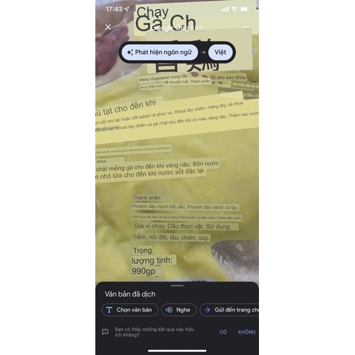 NẠC GÀ NƯỚNG MALAY CHAY 900g / HÀNG NHẬP KHẨU MALAYSIA / THUẦN CHAY