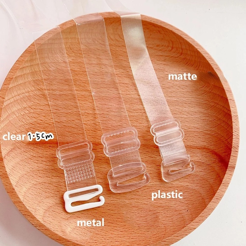 Dây Áo Ngực Trong Suốt Co Giãn Chống Trượt Điều Chỉnh Được 1.5cm