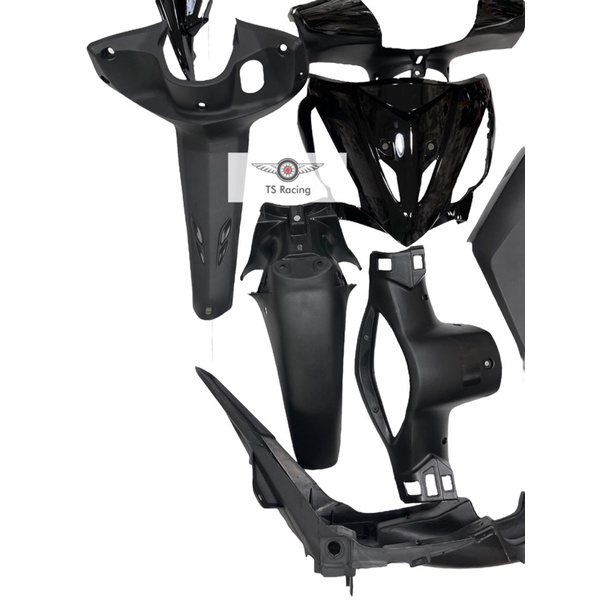 Dàn áo wave RSX100 màu đen - tặng team 3 lớp