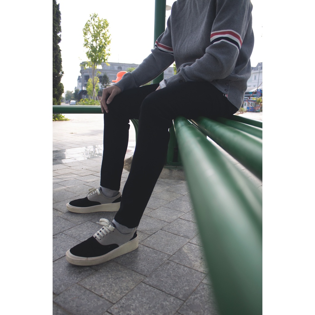 [HÀNG CAO CẤP] Quần Jean Rách Gối Nam Màu Đen Không Phai Màu, Vải Co Giãn Phong Cách Hàn Quốc Hot Trend Năm 2022 | BigBuy360 - bigbuy360.vn