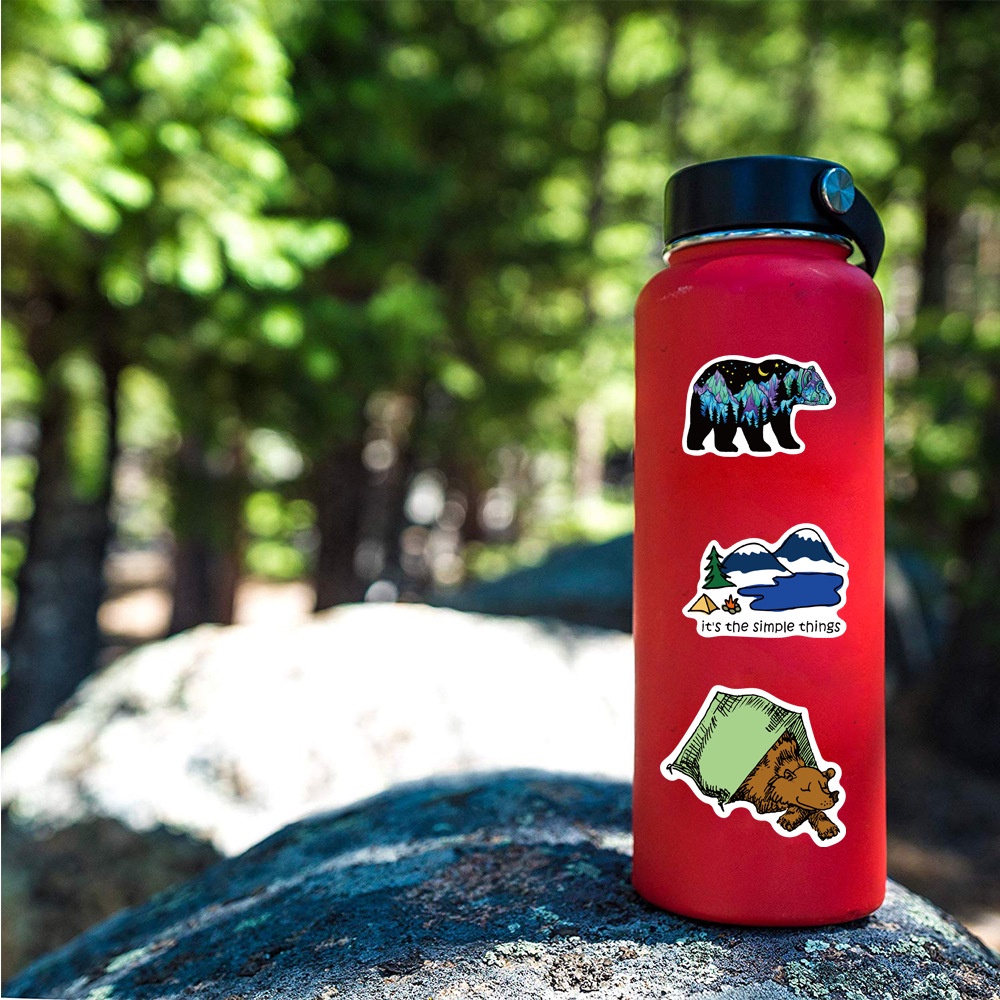 Set 50 Stiker dán chủ đề camping-CD02 | BigBuy360 - bigbuy360.vn