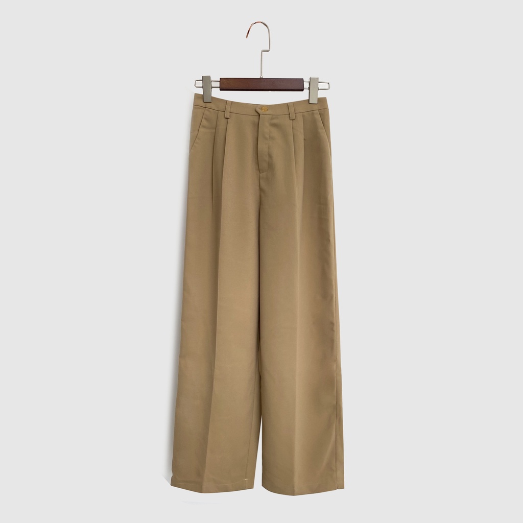 BLEUBIRD Quần ống suông các màu dáng dài WIDE LEG PANTS