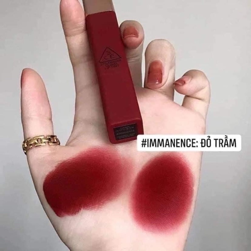 Son 3C.E Immanence – Cloud Lip Tint Màu Đỏ rượu vang