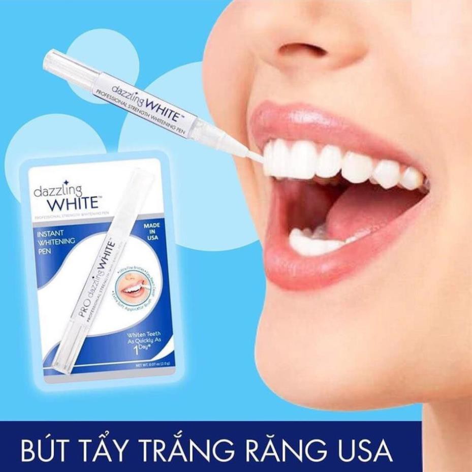 Combo 5 Bút Tẩy Trắng Răng Loại Bỏ Mảng Bám Ố Vàng Giúp Răng Trắng Sáng Dazzling White Usa