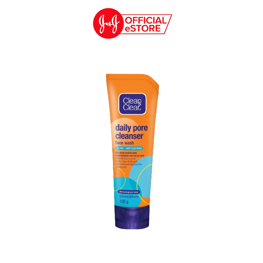 Sữa rửa mặt hàng ngày sạch lỗ chân lông Clean&Clear - Trọng lượng 100g