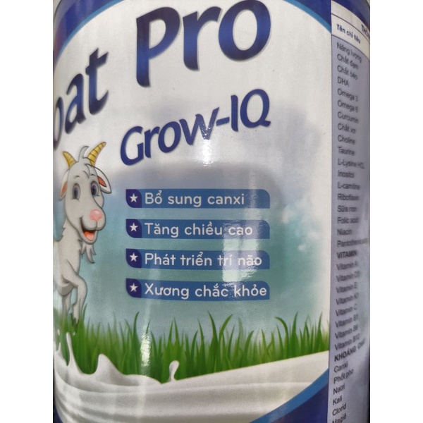 SỮA DÊ GOAT PRO 1-10 TUỔI /900G