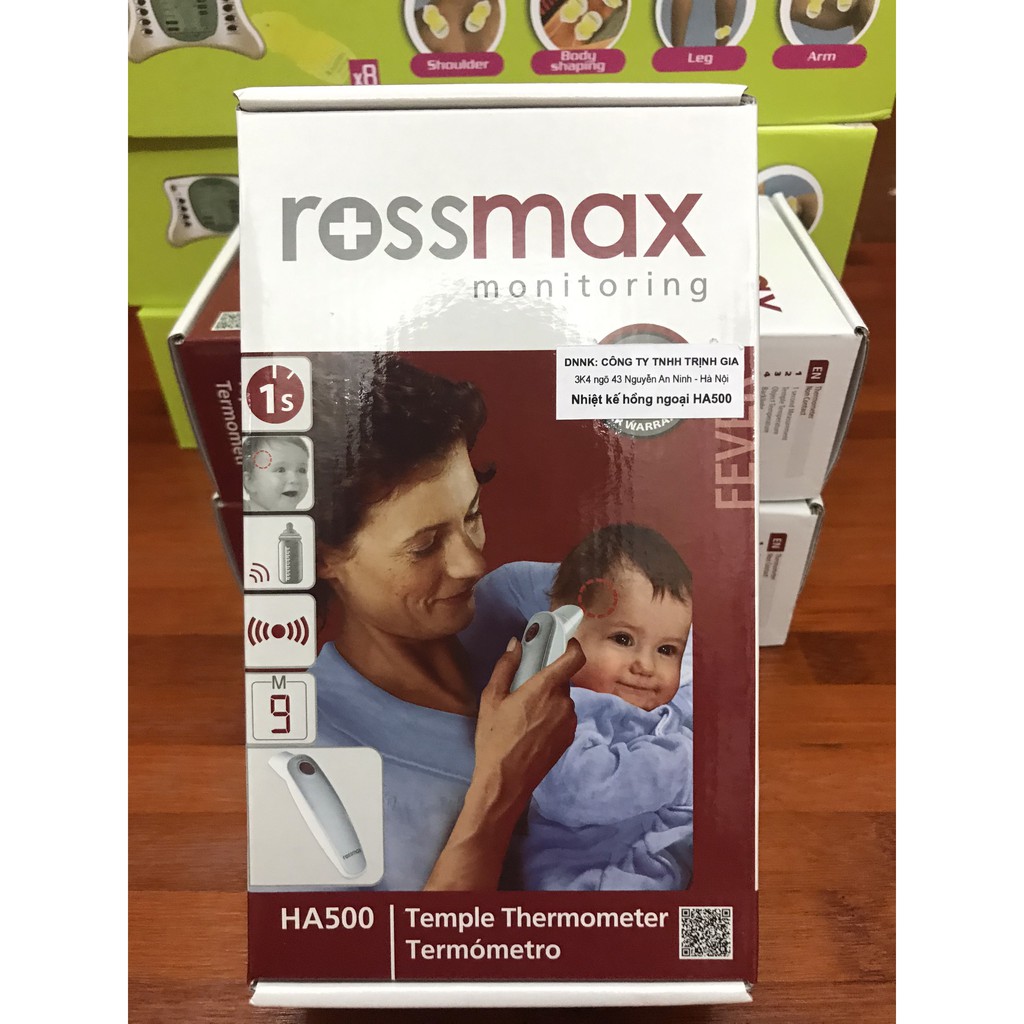 Nhiệt kế điện tử hồng ngoại đo trán Rossmax HA500