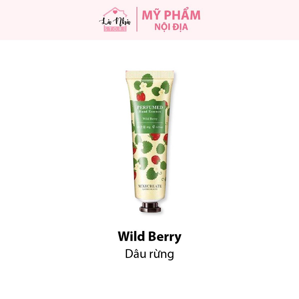 Kem dưỡng ẩm da tay nội địa trung Maycreate 30g, ngăn ngừa khô da, nứt nẻ, làm mềm mịn chiết xuất tự nhiên nhiều mùi.