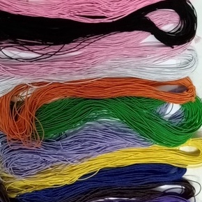 bó 5-20 mét dây thun dù xỏ chuỗi nhiều màu 0.8mm