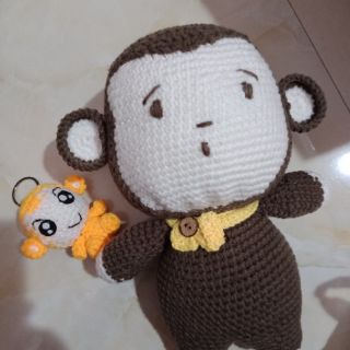 Gấu khỉ bằng len