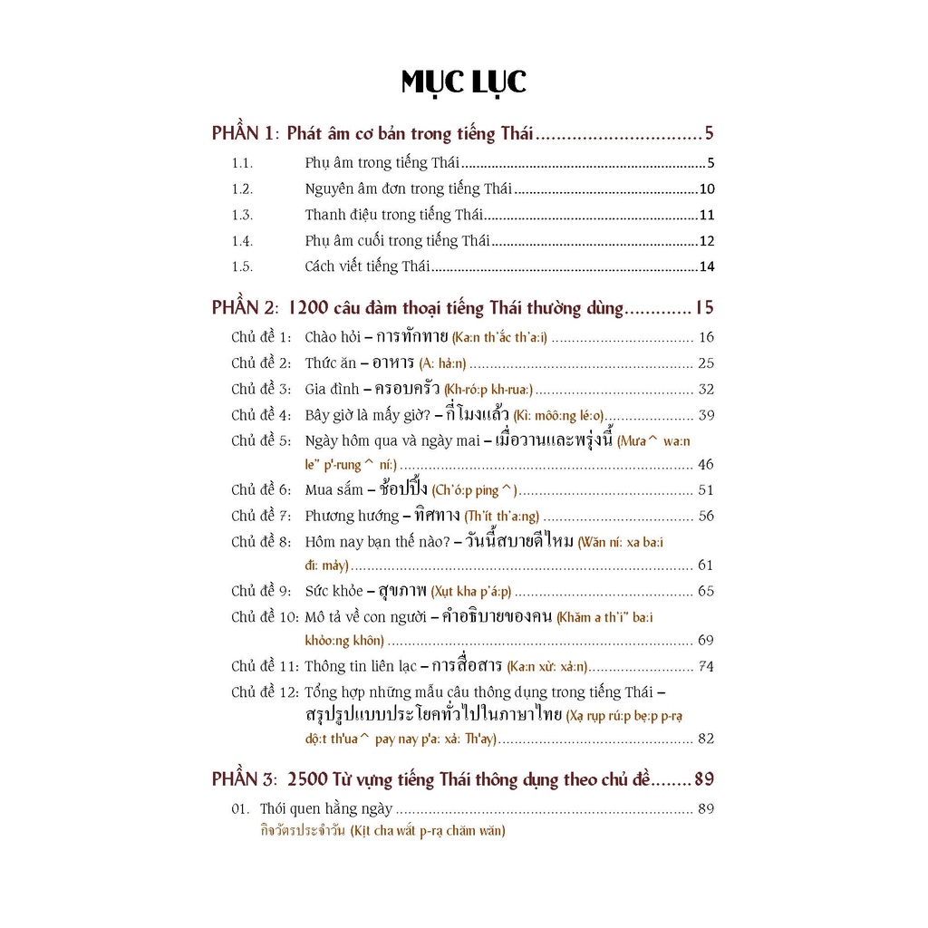 Sách - Cẩm nang hướng dẫn tự học tiếng Thái. Trình độ Sơ cấp - Trung cấp