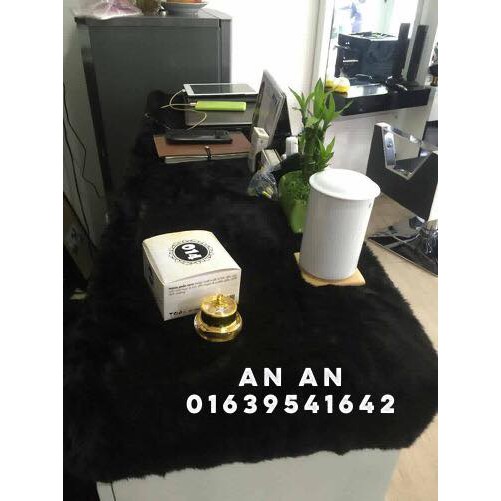 THẢM LÔNG MÀU ĐEN LÔNG DÀI VÀ DÀY