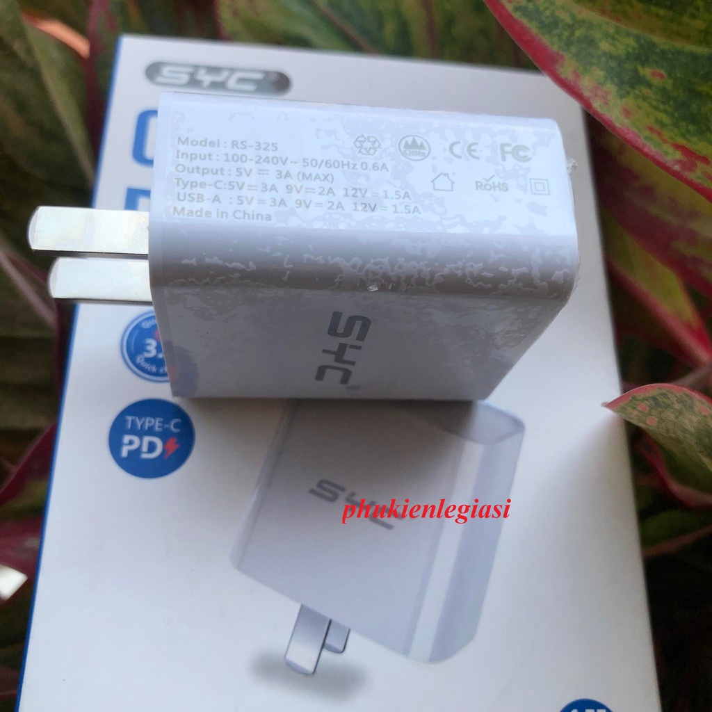 Cốc sạc nhanh đa năng SYC RS325