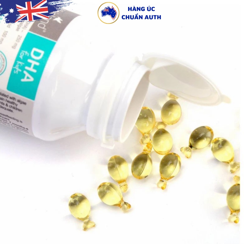 Viên uống bổ sung DHA cho bé Bio Island DHA kid Úc 60 viên - Date mới
