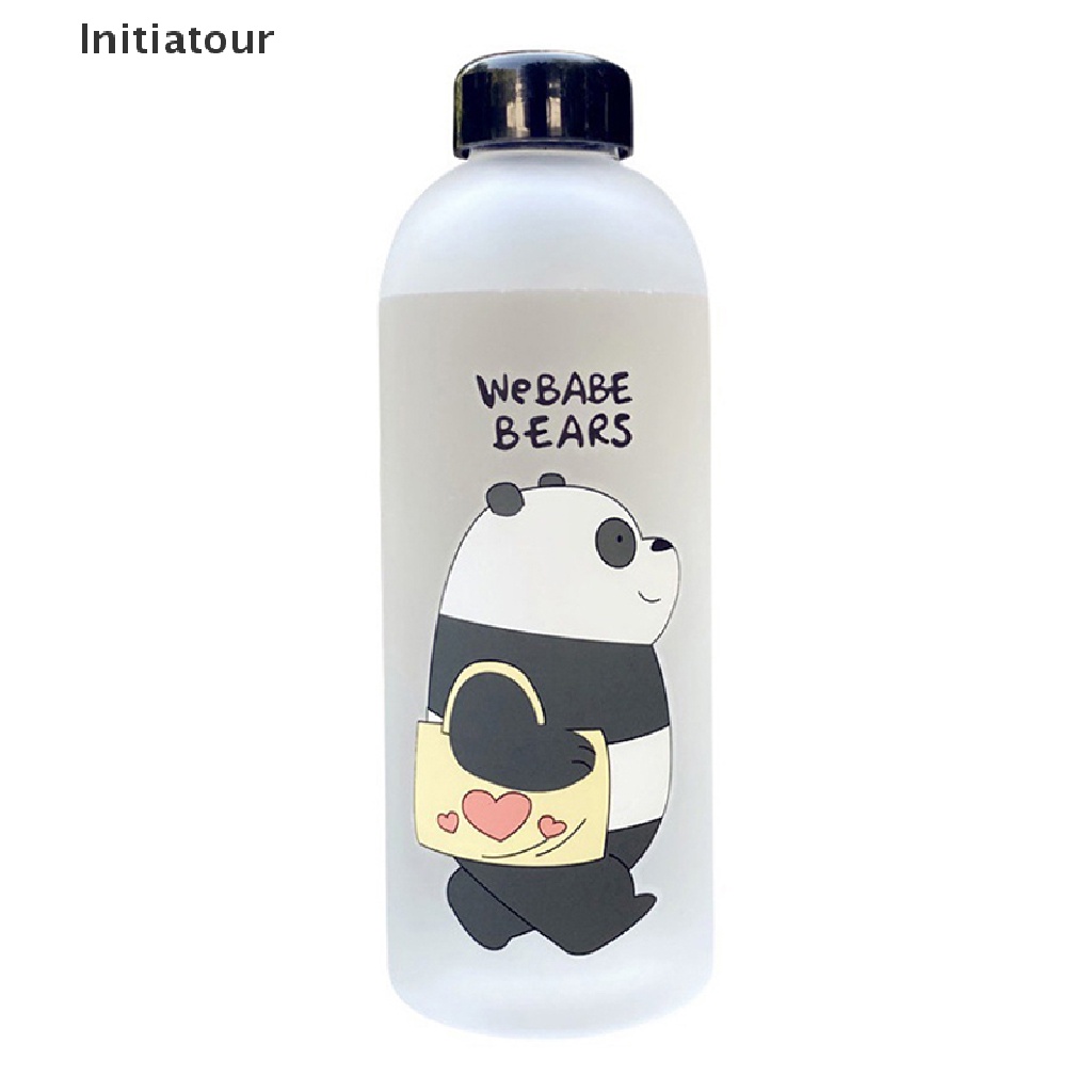 Bình Nước Trong Suốt Hình Gấu Trúc 1000ml
