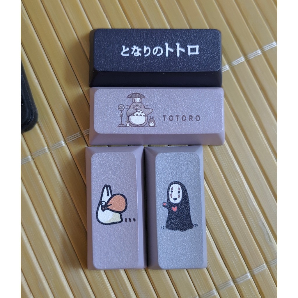 Bộ keycap Totoro chất liệu PBT 137 phím in Dye sub