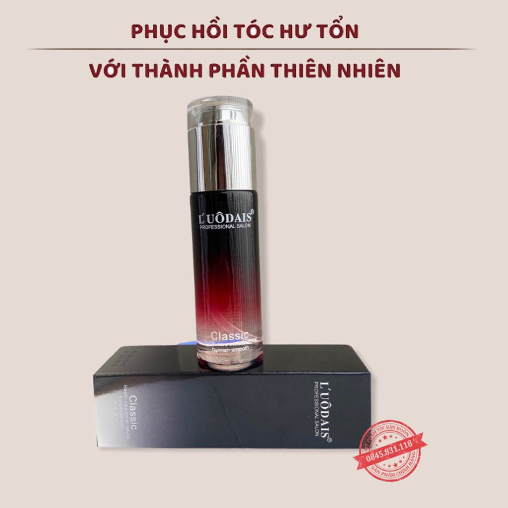 Tinh Dầu Dưỡng Phục Hồi Tóc L’UÔDAIS Classic Hương Nước Hoa 60ml HỘP ĐEN BẠC