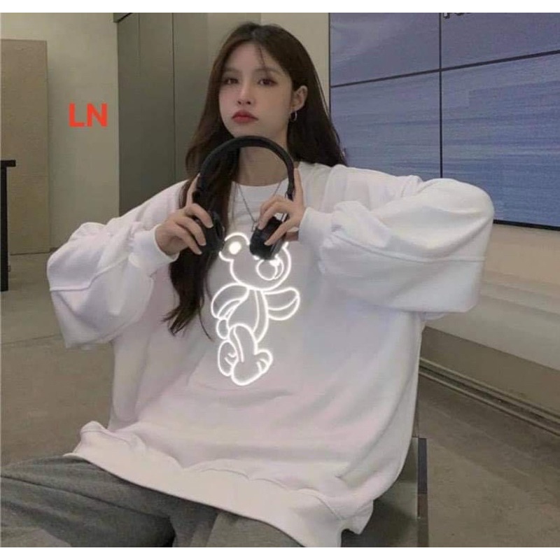 Áo Sweater gấu chạy phản quang TH6